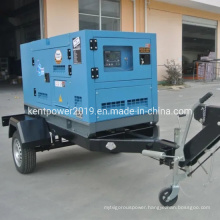 25kw Isuzu Diesel Engines (4JB1T) Trailer Mobile Electric Power Generator